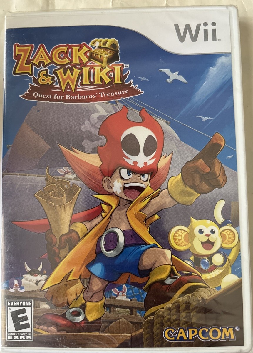 ニンテンドーwii Zack & Wiki Quest for Barbaros' Treasure Wii Brand New