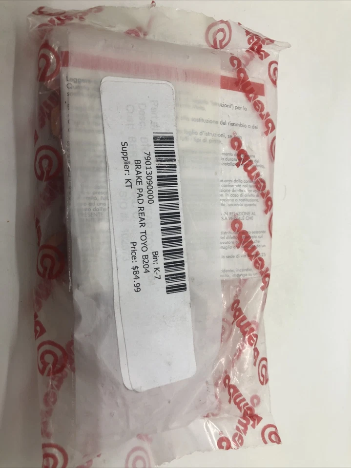 PASTILLA DE FRENO TRASERA OEM KTM 150 SX 250 300 350 450 XC XC-F RALLY 79013090000 TOYOB204 Foto 3 de 3