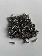 100 7/64 diameter 29/64 long x 7/32" head diameter Stainless Steel Split Rivets