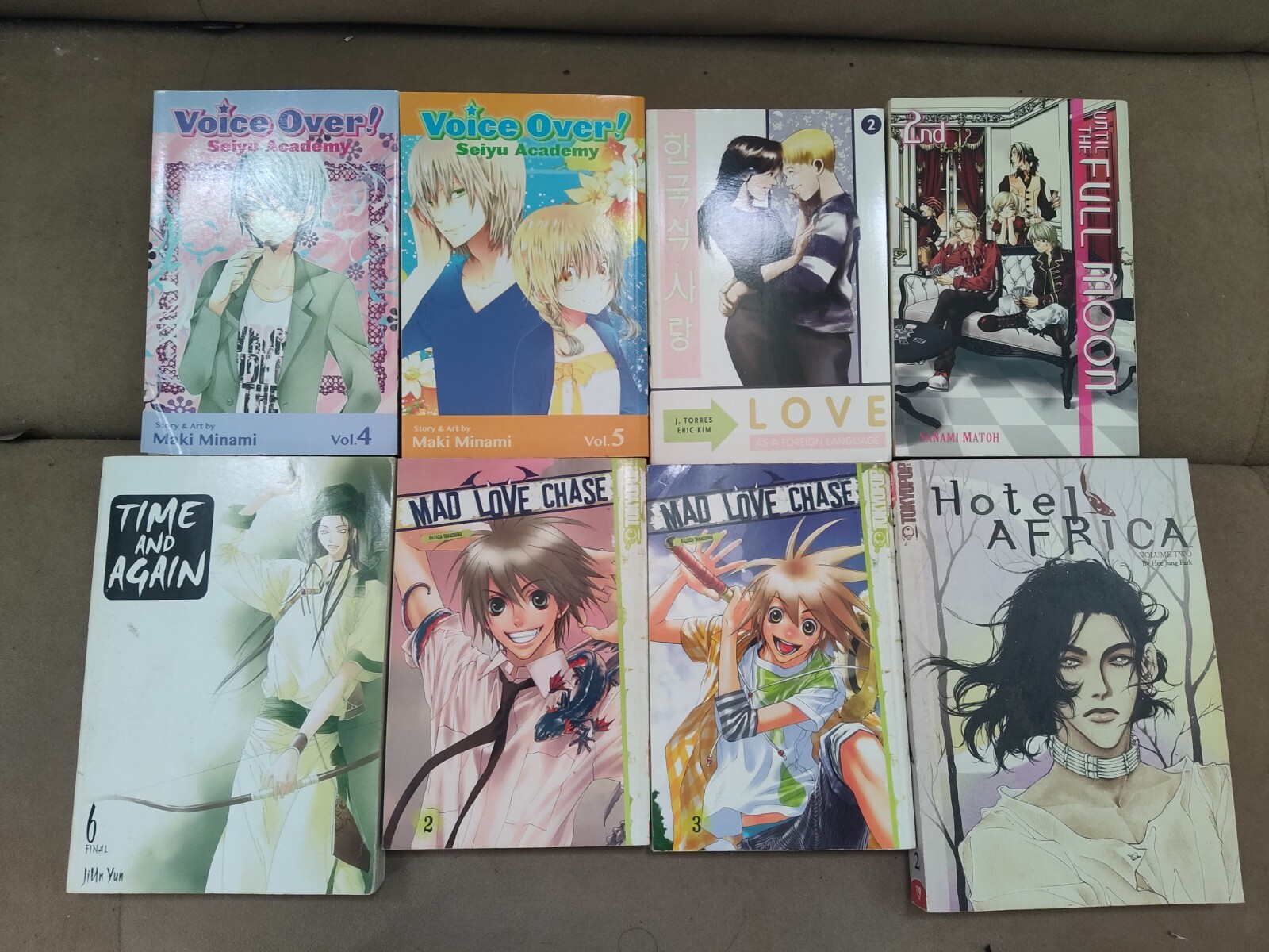 Mixed Lot of 8 Shoujo Manga Volumes (Voice Over!, Mad Love Chase) | eBay