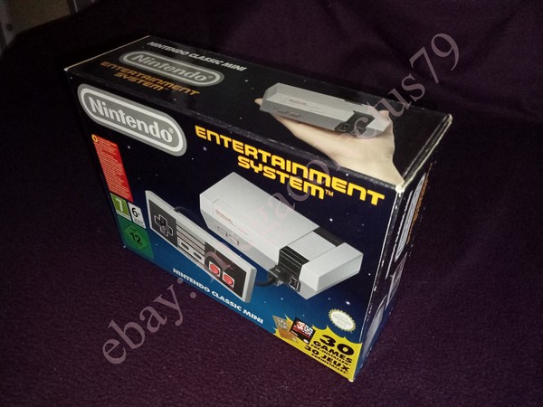 NINTENDO NES CLASSIC MINI - OFFICIAL CONSOLE EU VERSION + 1 ONE EXTRA CONTROLLER