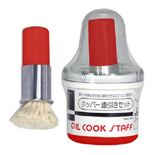 Japanischer BBQ Grill Teppanyaki Öl Kochen Takoyaki Pinsel Behälter Made in Japan