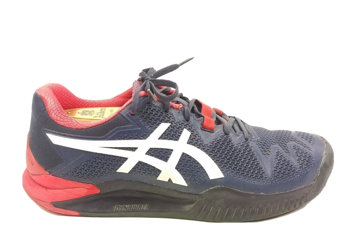 ASICS Gel Resolution 8 Men s Casual Shoes 1041A079 400 Size 9 GUC No Insoles