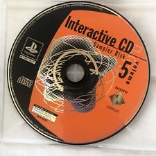 Sony PlayStation 1 Interactive CD Sampler Disc Volume 5 Demo PS1 TESTED
