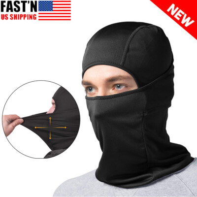 スキー・スノーボードアクセサリー THE SHISHIKUI Balaclava / BLACK Knit Balaclava Full Face Winter Ski Mask with Vented