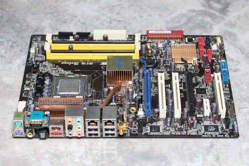 LGA775 ASUS P5B Deluxe Intel P965 chipset MoBo with CPU C2Q Q6600 - 第 4/17 張圖片