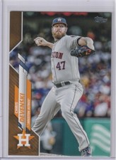 Chris Devenski 2020 Topps Update Gold 0194/2020 Houston Astros