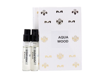 MANCERA AQUA WOOD EDP 2.0ml .06fl oz x 2 COLOGNE PERFUME SPRAY SAMPLES