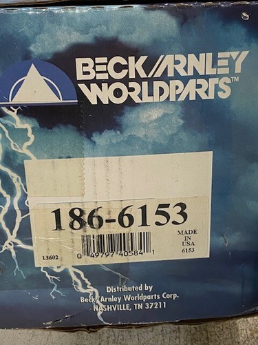 Beck/Arnley Remanufactured Alternator 186-6153, 13602 - Picture 2 of 11