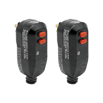 #ad #ad US Plug2Pcs GFCI Plug Replacement 3 Prong Auto Reset 15Amp Listed Ground3079 $37.86