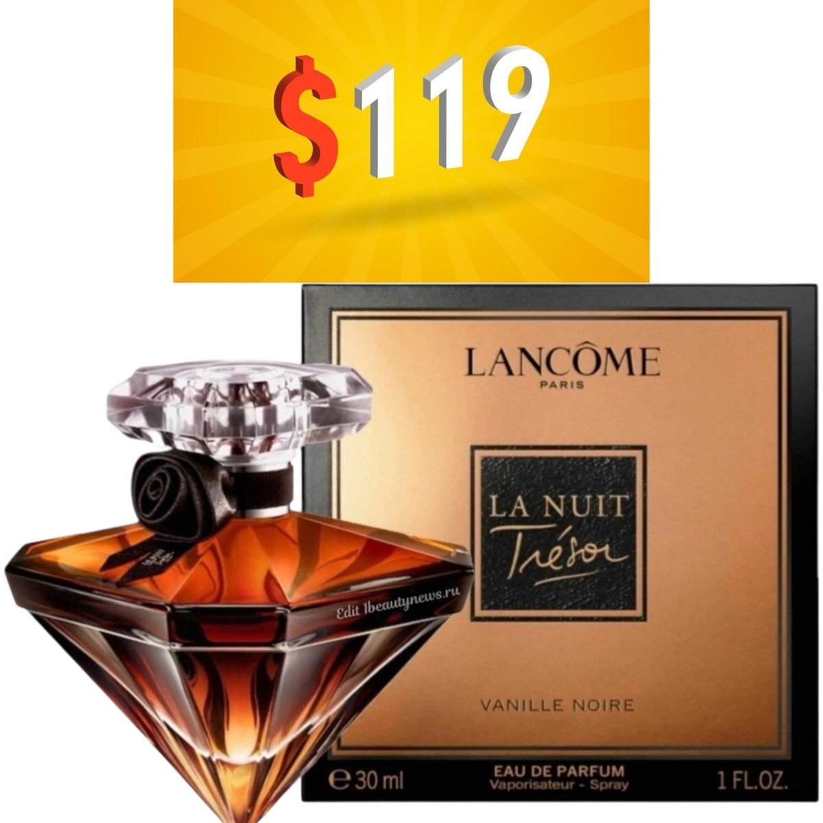 NEW 2025 LANCOME LA NUIT TRESOR VANILLE NOIRE EDP OZ SHIP FROM