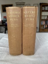 Materia Medica Pura Volume I And II, Homeopathic Publishing Company 1936 RARE