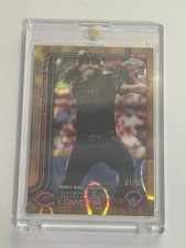 Topps Chrome Rhett Lowder  1/50 Gold USC110 Bookend