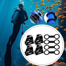 8Pcs Scuba Dive Clips Air Tube Tube Holders Universal Compact Snorkeling Gear