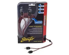 Stinger SI4215 2-Channel RCA Interconnect 15 ft Cable 4000 Series Car Audio