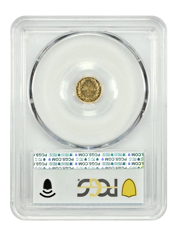 Cal. Fractional: 1874/3 50C PCGS MS64PL (BG-943) - California Fractional Gold - Image 2 of 4