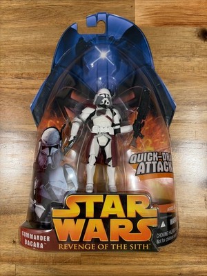 Hasbro Star Wars Revenge of the Sith Commander Bacara Quick-Draw Attack...