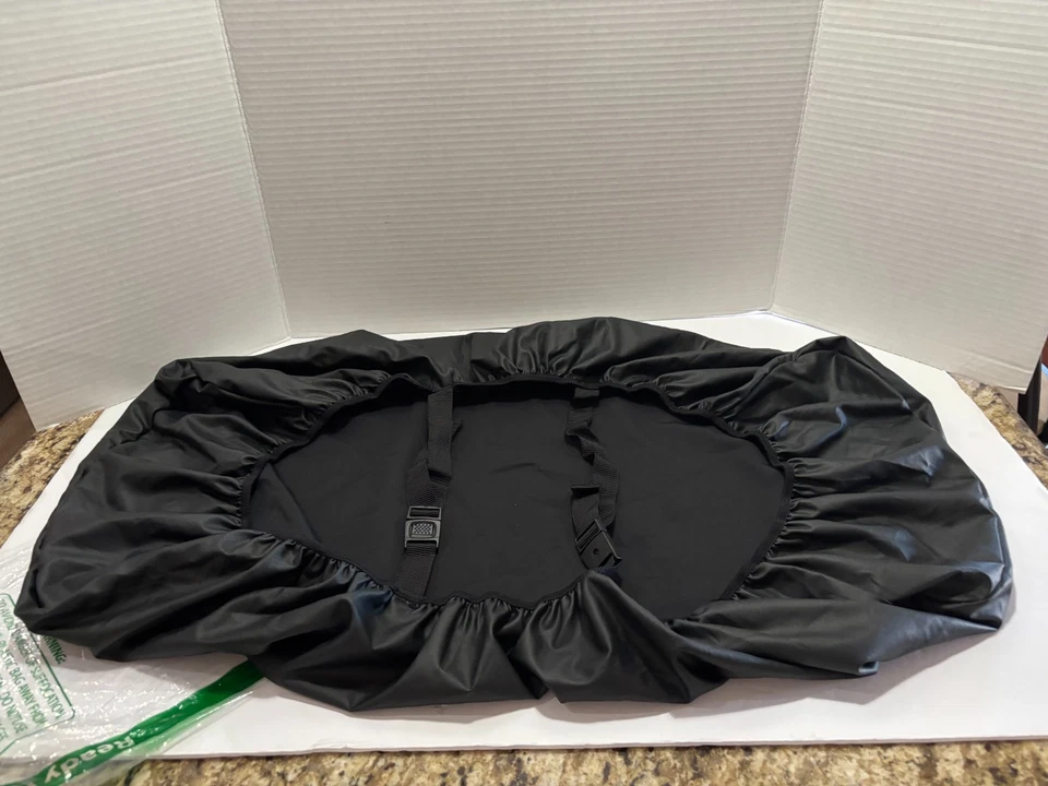 Taburete de piano universal silla banco cubierta protectora contra polvo para mesa negro Foto 4 de 4