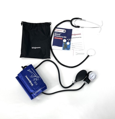 #ad Walgreens Blood Pressure Kit Manual Stethoscope NWOB $22.99