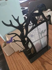 PartyLite Halloween Haunted House Votive Tea Light Silhouette Candle Holder