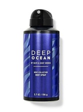 Bath Body Works Deep Ocean 1 Men's Collection Cologne Body Spray 3.7Oz NEW