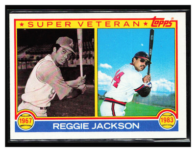 1983 Topps Super Veteran #501 Reggie Jackson