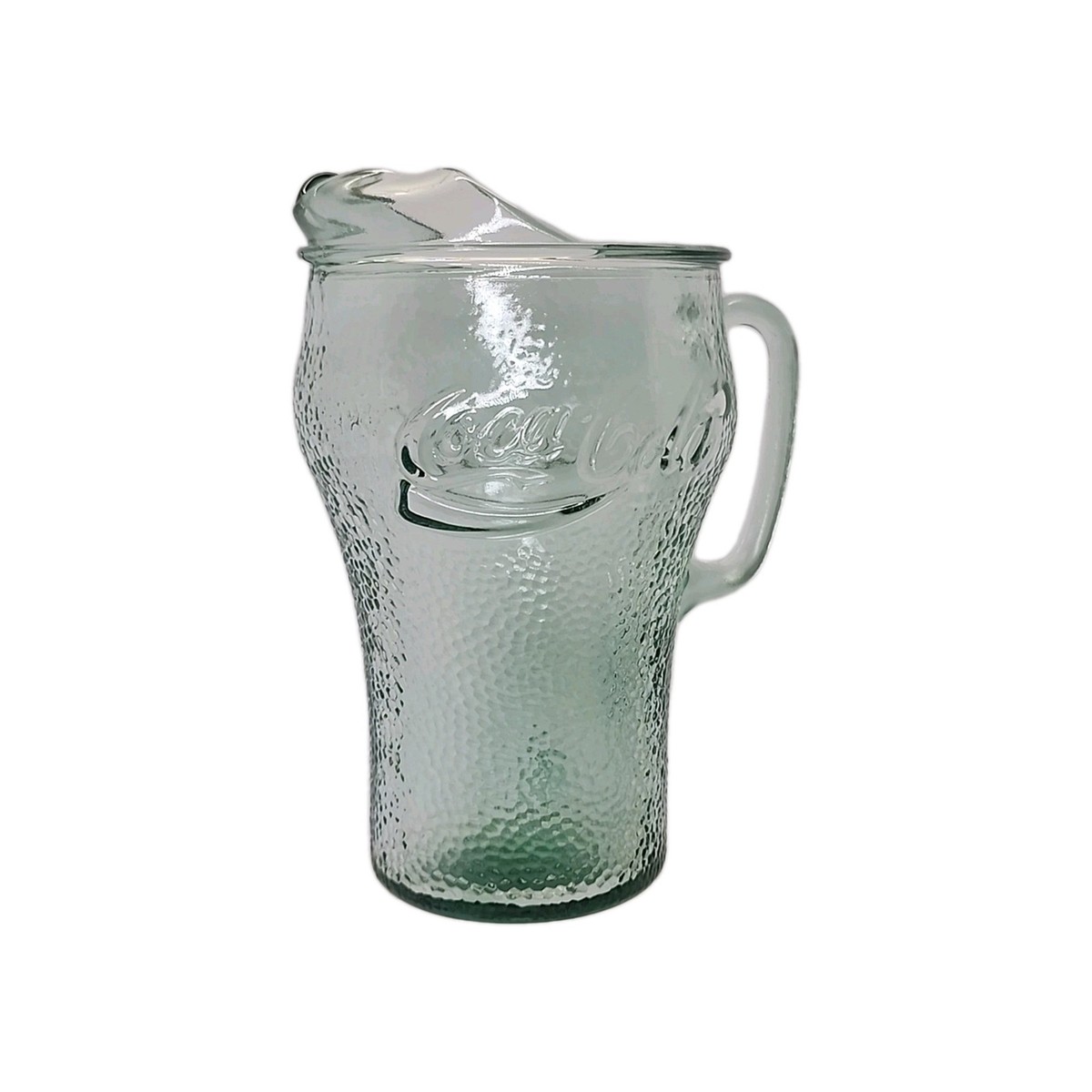 1947年 Coca-Cola ガラス瓶 グリーン Petersburg, VA Vintage Coca Cola 65 Oz Coke Green Pitcher Indiana Glass Co. for