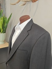      Jos A Bank Signature Gold Mens Sports Coat 42L Charcoal 2 Button