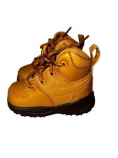  NEW TODDLER Baby NIKE MANOA LEATHER TD Boot Wheat / Black BQ5374 700 Sz 3C
