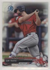 2017 Bowman Chrome Prospects Refractor 64/499 Sam Travis #BCP170 c7w