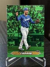 2024 Topps Stadium Club NPB Green Refractor /99 Yuya Yanagi #110