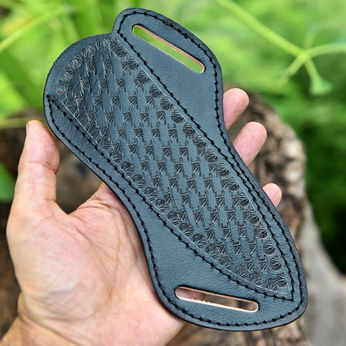 Leather Sheath Fix Blade Knife-Fitted Accessory Hunting Camping Outdoor EDC - Picture 2 of 5
