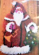 Olde St. Nick latch hook kit, no. 55-0008, VINTAGE, 1999 , Herrschners Inc., NIP