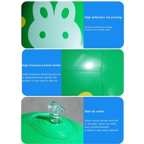 6 Pcs Giant Inflatable Easter Eggs - Colorful PVC Decorations for Yard, Garde... - Picture 8 of 8