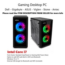 Intel i7 2TB SSD 32GB RAM ASUS DELL ANTEC VIG...