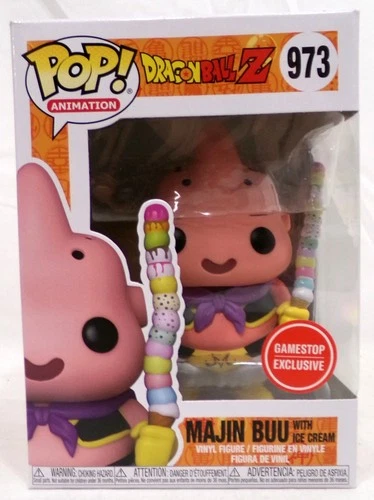 Funko Pop! 973 Majin Buu with Ice Cream Gamestop Exclusive Dragon Ball Z 2021