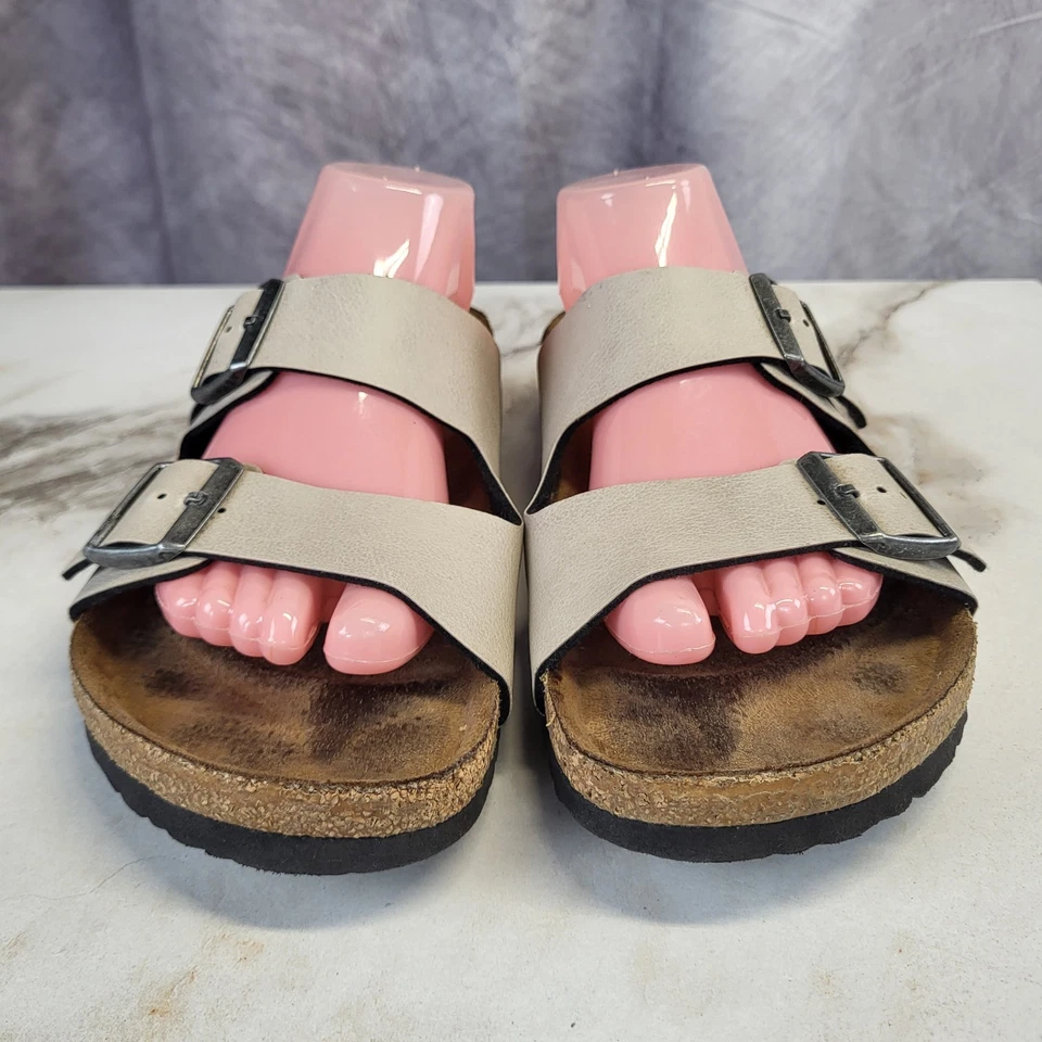 Birkenstock Arizona Sandals Men's Size 42 Gray - Image 3 of 4