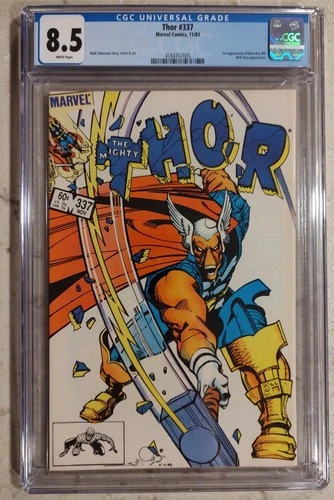 Thor #337 (1983) CGC 8.5 - 1st Beta Ray Bill & Lorelai - Classic Simonson Cover