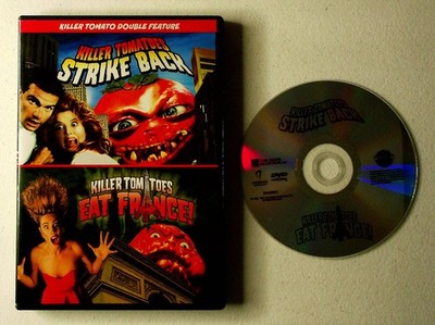 Killer Tomatoes Double Feature DVD 1991 John Astin John De Bello Cult Comedy