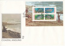 Namibia, Fischerei an der Küste, FDC S4, 1994, Block Nr. 4,
