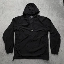 SwissTech Pullover Jacket Mens Small Hooded Windbreaker Outdoor Lightweight