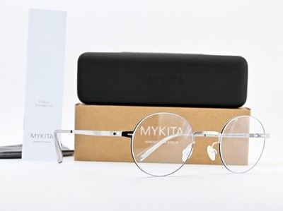 MYKITA Berlin Glasses Frame Model Lessrim Sho 40-22 140 Col. 052 Round Silver +
