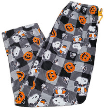 Peanuts Snoopy Casual Pajama Sleep Halloween Pants Adult Medium
