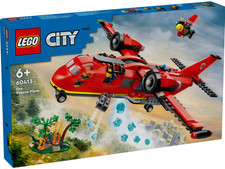 LEGO® City 60413 Löschflugzeug / rotes Passagierflugzeug Feuerwehr -NEU/OVP