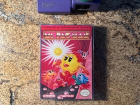NES Nintendo Ms. Pac Man NAMCO Variant CIB Complete w Box Manual Inserts Tested