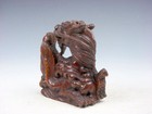 Boxwood Hand Carved Japanese Netsuke Sculpture Dragon Holds Pearl Ball #02192601 — photo 4