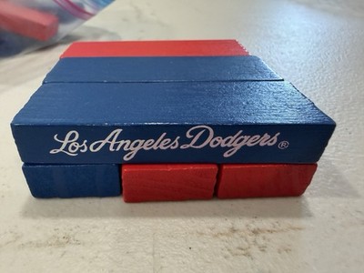 MLB Los Angeles Dodgers Table Top Stackers Game Baseball Team Logo