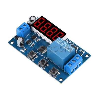 Digital Delay Timer Control Switch PLC Automation Module DC 12V LED Display