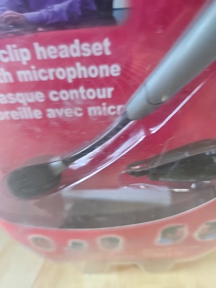 Cyber Acoustic AC-740 Hook Around-the-Ear Single Headset for Laptop Computer PC - Image 3 of 4