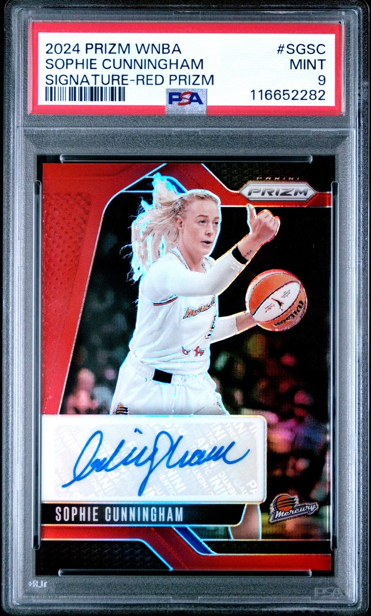 2024 Panini Prizm WNBA Signatures Sophie Cunningham #SGSC Red PSA